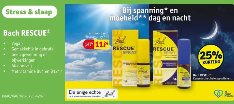 Aanbieding: Bach Rescue spray