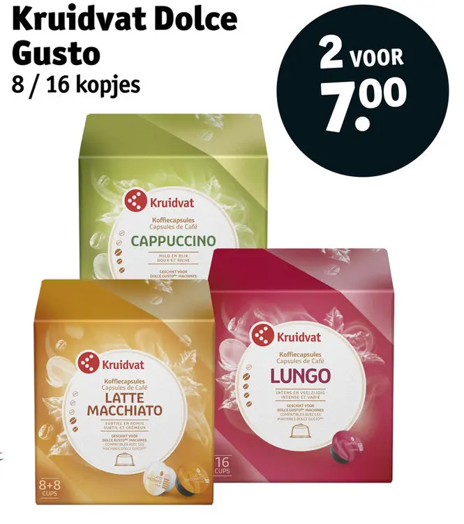Promotie: Dolce Gusto Koffiecapsules