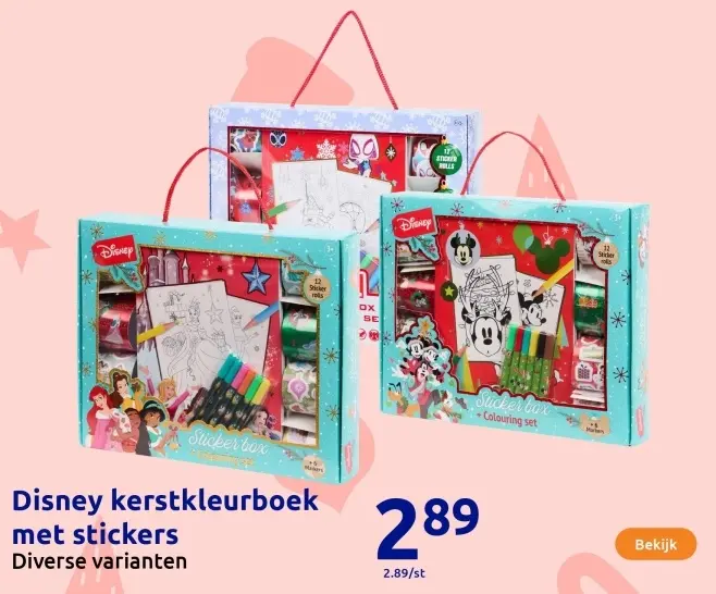 Aanbieding: Kerstkleurboek met stickers