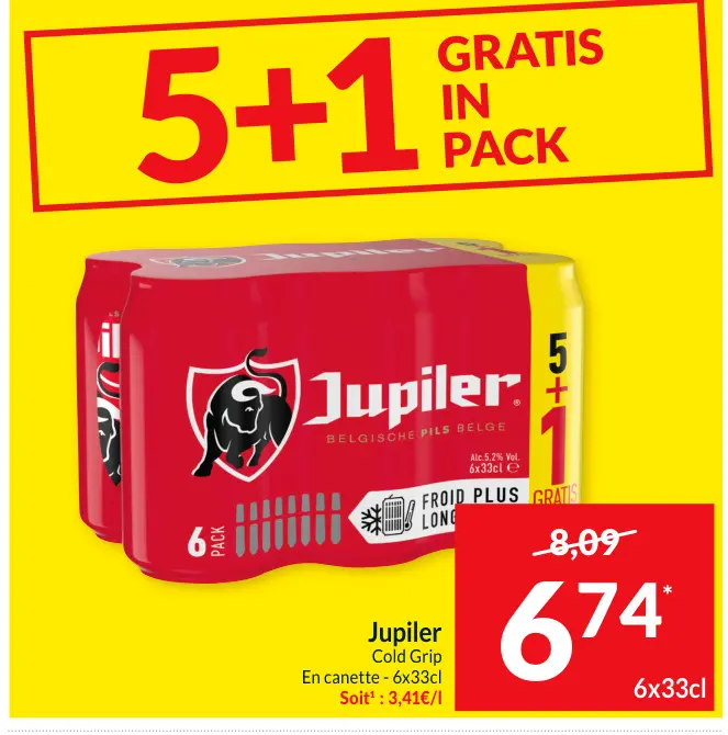 Offre: Jupiler
