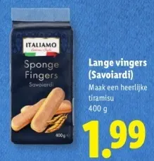 Aanbieding: Lange vingers (Savoiardi)