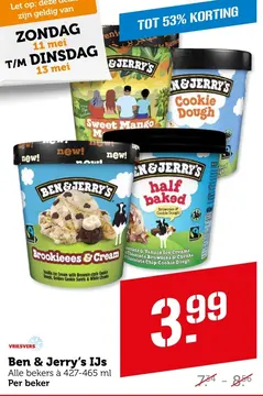 Aanbieding: Ben & Jerry's IJs