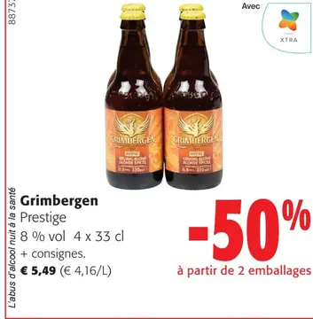Offre: Grimbergen Prestige
