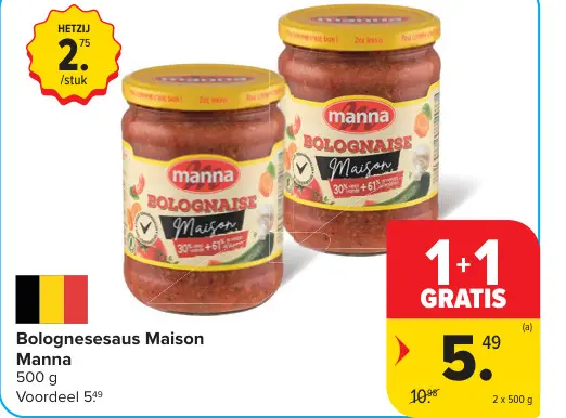 Promotie: Bolognesesaus Maison