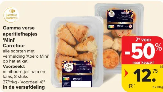 Promotie: Gamma verse aperitiefhapjes 'Mini'