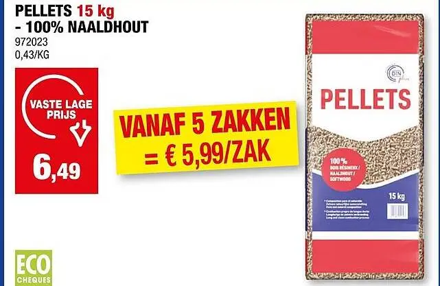 Promotie: Pellets