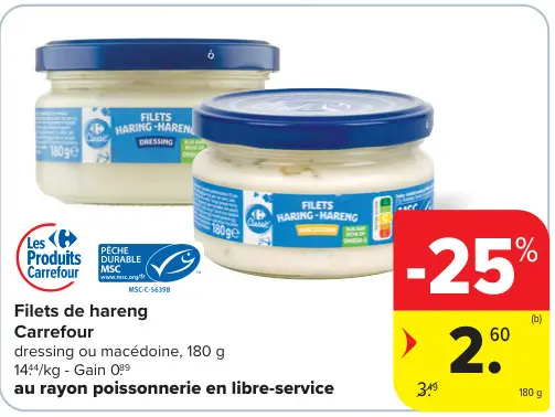 Offre: Filets de hareng