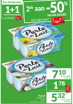 Aanbieding: Yoplait Perle de Lait