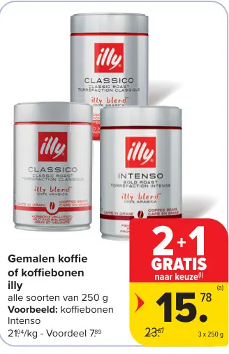 Promotie: Gemalen koffie of koffiebonen