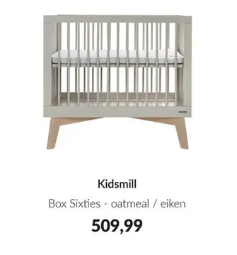 Aanbieding: Box Sixties - oatmeal / eiken