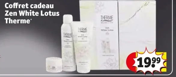 Offre: Coffret cadeau Zen White Lotus