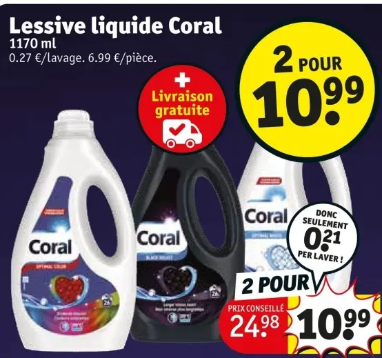 Offre: Lessive liquide