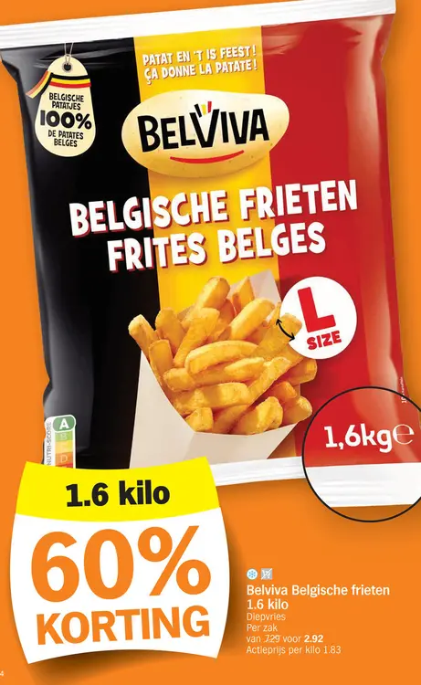Promotie: Belgische frieten