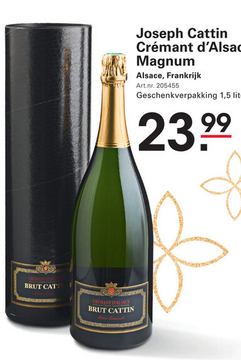 Aanbieding: Joseph Cattin Crémant d'Alsace Magnum