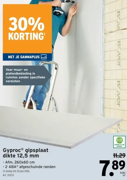 Promotie: Gyproc® gipsplaat