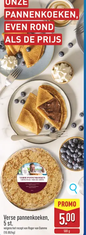 Promotie: Verse pannenkoeken