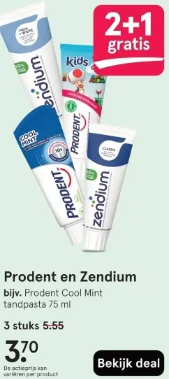 Aanbieding: Prodent en Zendium