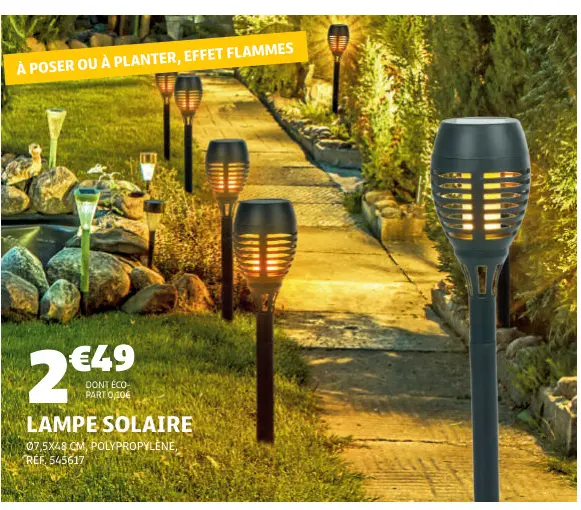 Offre: Lampe solaire
