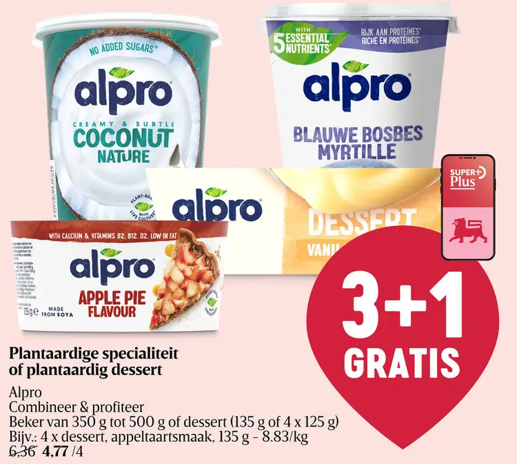 Promotie: Plantaardige specialiteit of plantaardig dessert