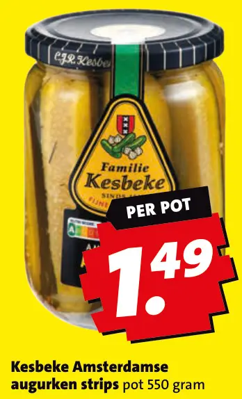 Aanbieding: Amsterdamse augurken strips