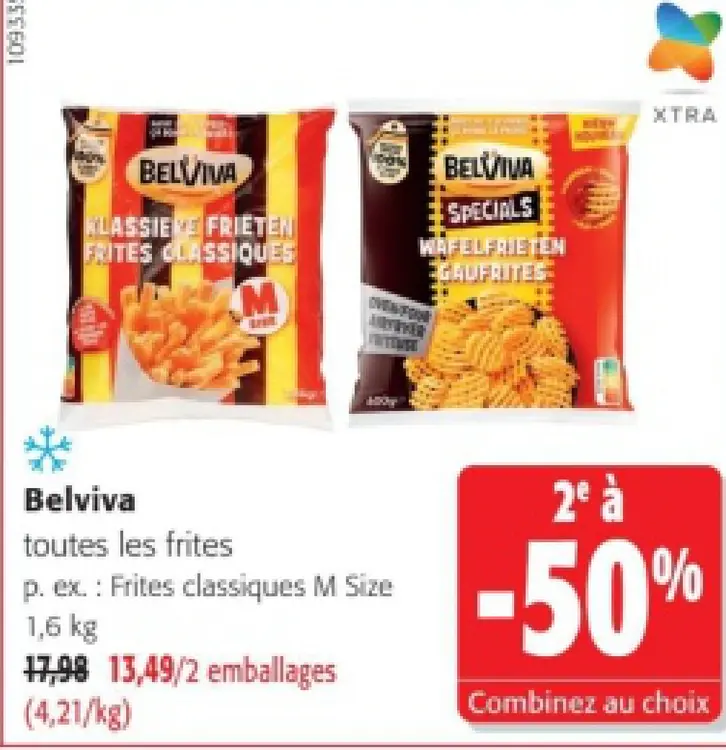 Offre: Frites classiques M Size