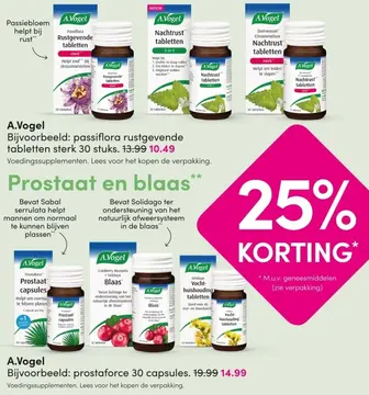 Aanbieding: A.Vogel Passiflora Rustgevende tabletten ster