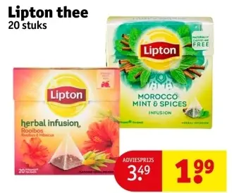 Aanbieding: Lipton thee