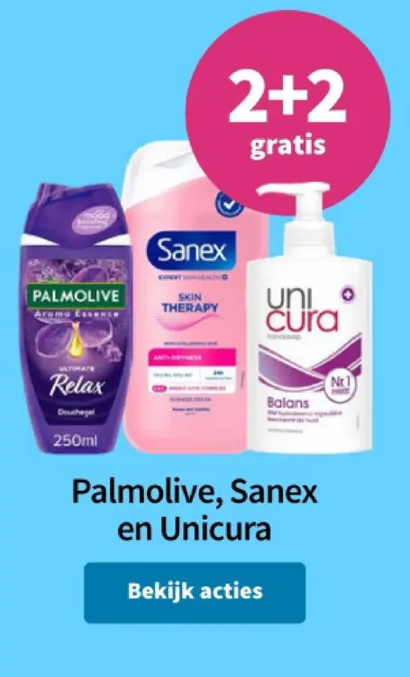 Aanbieding: Palmolive, Sanex en Unicura