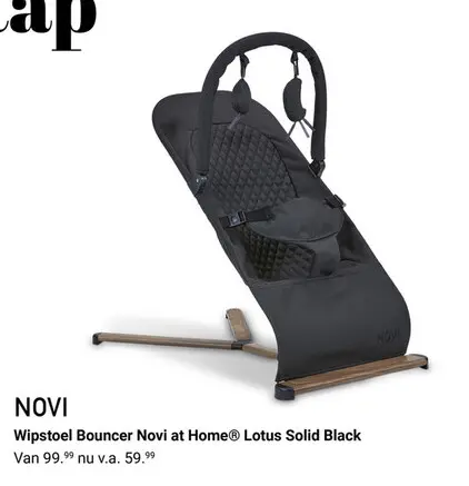 Aanbieding: Wipstoel Bouncer Novi at Home® Lotus Solid Black