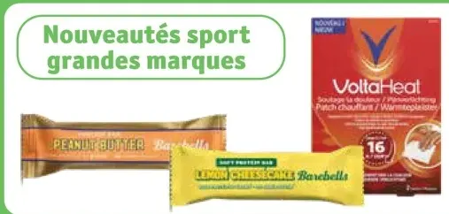 Offre: Nouveautés sport grandes marques