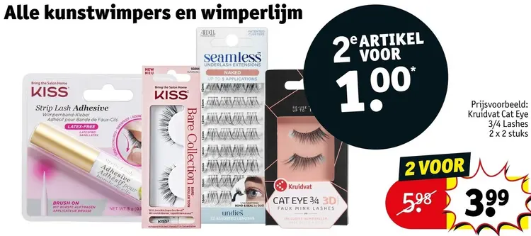 Aanbieding: Kunstwimpers en wimperlijm