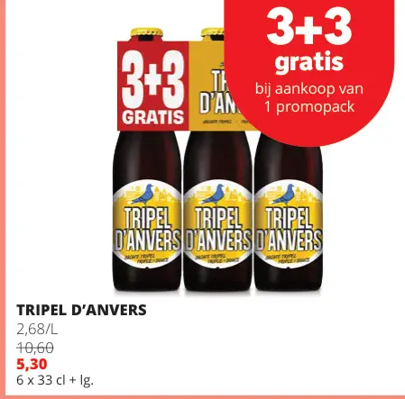Promotie: Tripel d'anvers