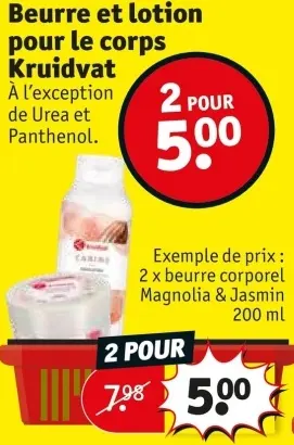 Offre: Beurre et lotion pour le corps