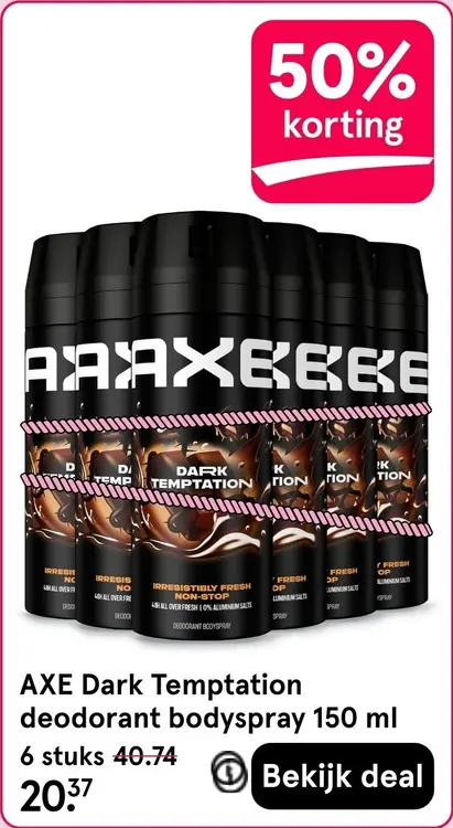 Aanbieding: Dark Temptation deodorant bodyspray
