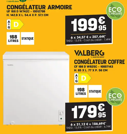Offre: Congélateur armoire