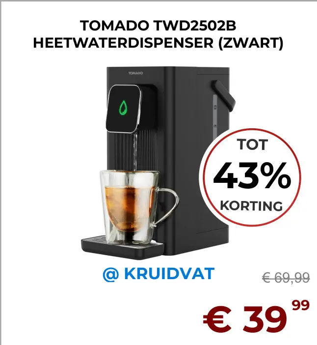 Aanbieding: Twd2502b heetwaterdispenser