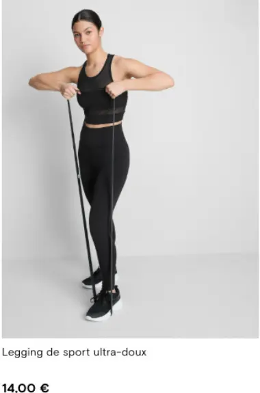 Offre: Legging de sport ultra-doux