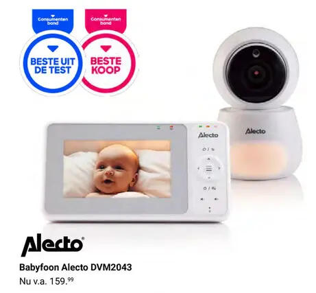 Aanbieding: Babyfoon Alecto DVM2043