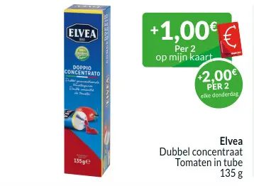 Promotie: Dubbel concentraat Tomaten in tube
