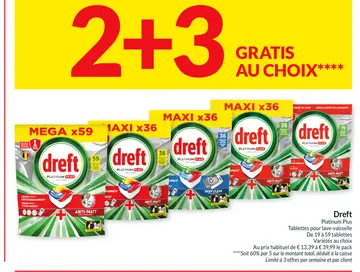 Offre: Dreft Platinum Plus