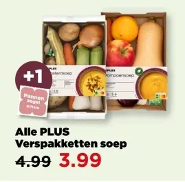 Aanbieding: Verspakketten soep