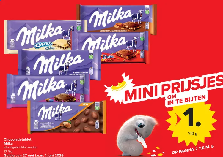 Promotie: Chocoladetablet