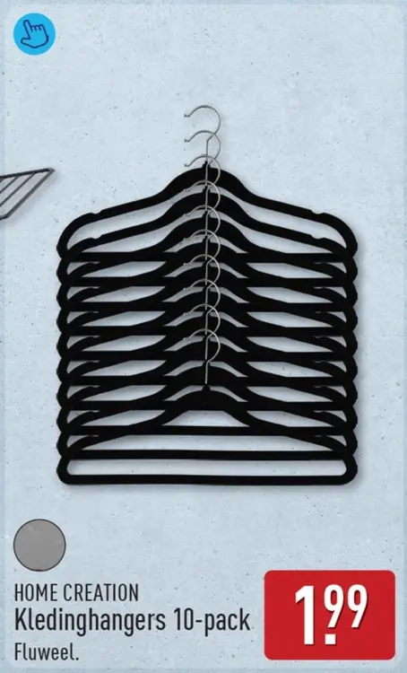 Aanbieding: Kledinghangers 10-pack