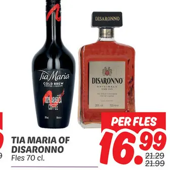 Aanbieding: Tia maria of Disaronno