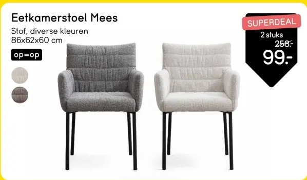 Aanbieding: Eetkamerstoel Mees