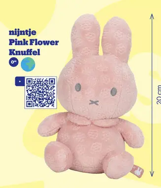 Aanbieding: nijntje Pink Flower Knuffel
