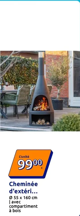 Offre: Cheminée d'extérieur