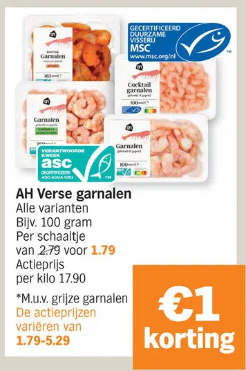 Promotie: Verse garnalen