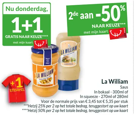 Promotie: La William Saus