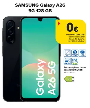 Aanbieding: SAMSUNG Galaxy A26 5G 128 GB